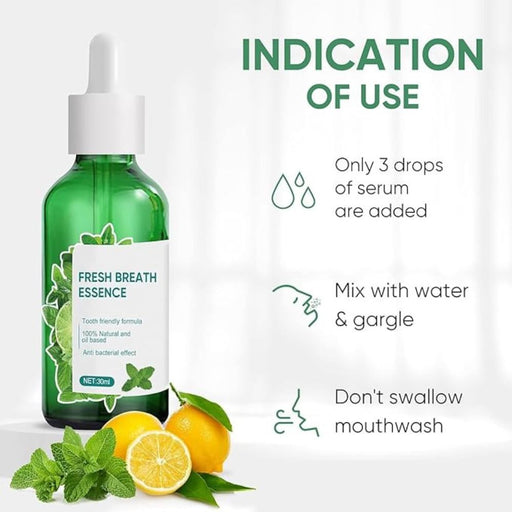 Fresh Breath Oral Care Essence l Mouth Freshener Oral Care Health for Mouth l Fresh Breath Mouthwash