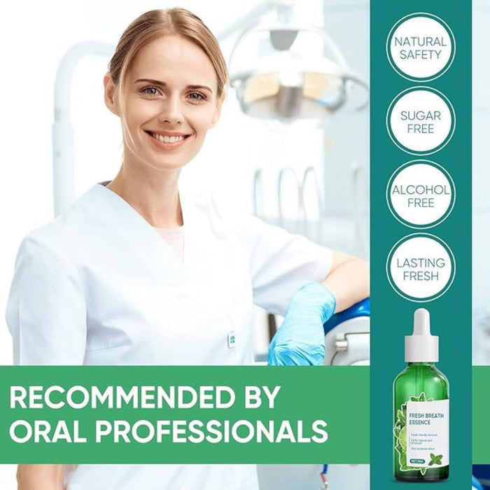 Fresh Breath Oral Care Essence l Mouth Freshener Oral Care Health for Mouth l Fresh Breath Mouthwash