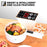 2L Hot Pot Electric Cooker Multi Cooker Electric Pot, Rice Cooker Small, Steamer Cooker, Electric Skillet, Electric Frying Pan Electric Hot Pot, Portable Nonstick Pan (White Liner + Steamer)