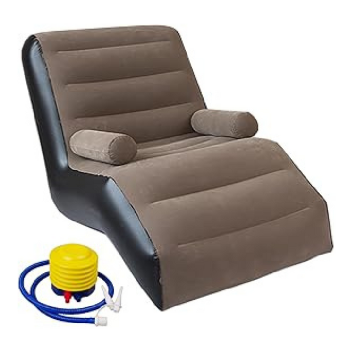 Inflatable Sofa Couch l Cozy Sleeping Camping Sofa l Sofa Couch l Sofa Bed for Outdoor Picnics Hiking Beach Home Travel Indoor