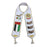 UAE National Day Flag Scarf for Men, Women & Kids l  Embroidered Design Scarf l Premium Quality