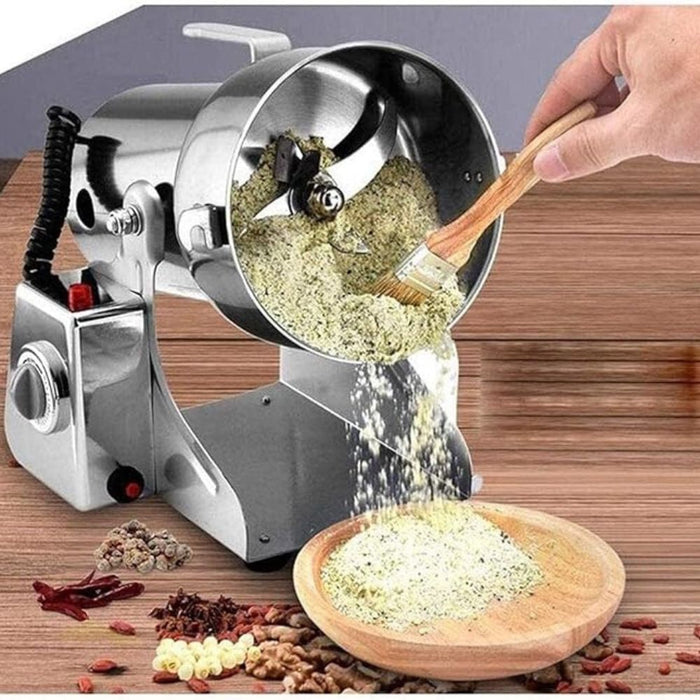 Electric Grain Grinder I Operates at 50/60 HZ I Holds up to 800g,Made with high-quality 430 stainless steel