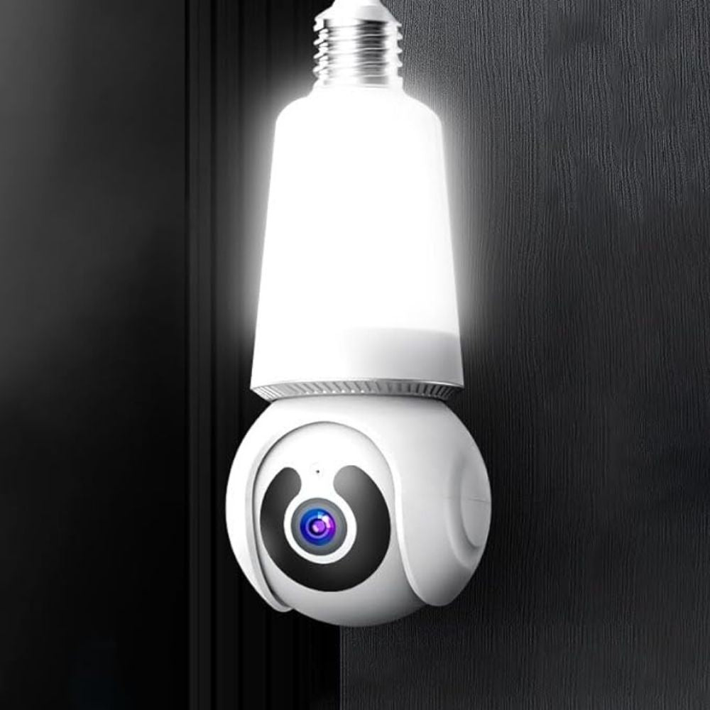 V380 Bulb Camera l Smart WiFi Camera l WiFi Bulb Camera l Night Vision Motion Detection