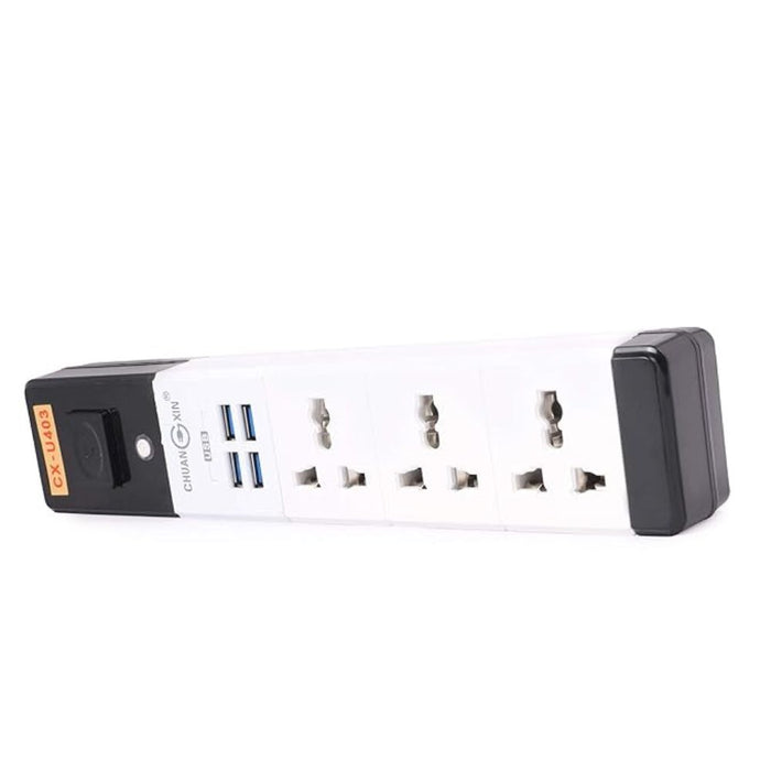 Smart 3 Sockets 4 USB Port I Charging Power Station I power sockets for plugging