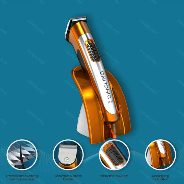 Electric Rechargeable Hair Clipper I Lightweight and fits comfortably in your hand I detachable blades