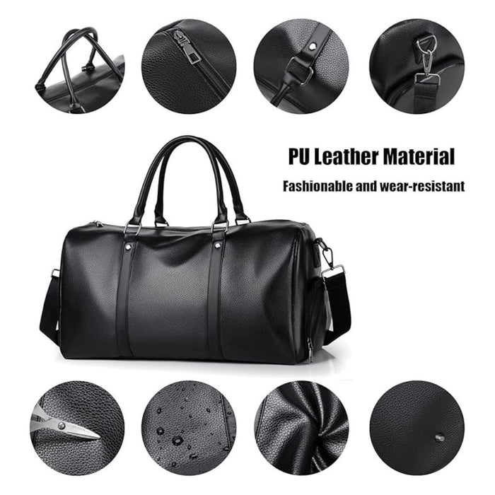 Leather Bag For Travel I Adjustable shoulder strap I Perfect for Travel