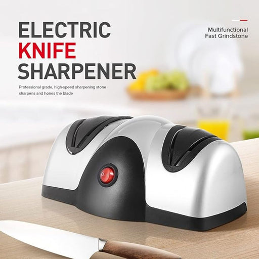 Electric Knife Sharpener I 2-stage sharpening system I Diamond Grinding Wheel