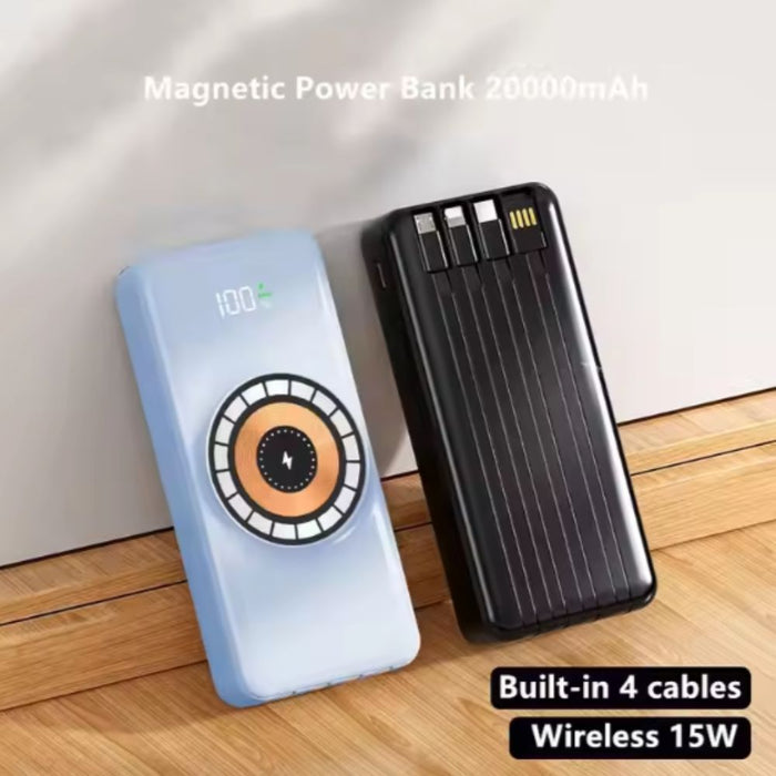 Powerful Magnetic Power Bank I  Compact and lightweight I Dual Output Ports