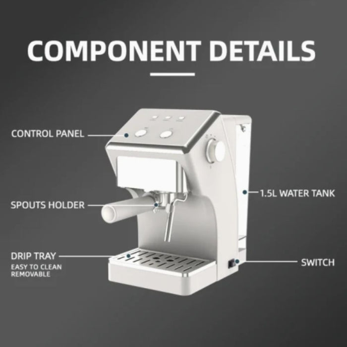 Automatic Coffee Maker I Removable filter basket I Programmable Timer