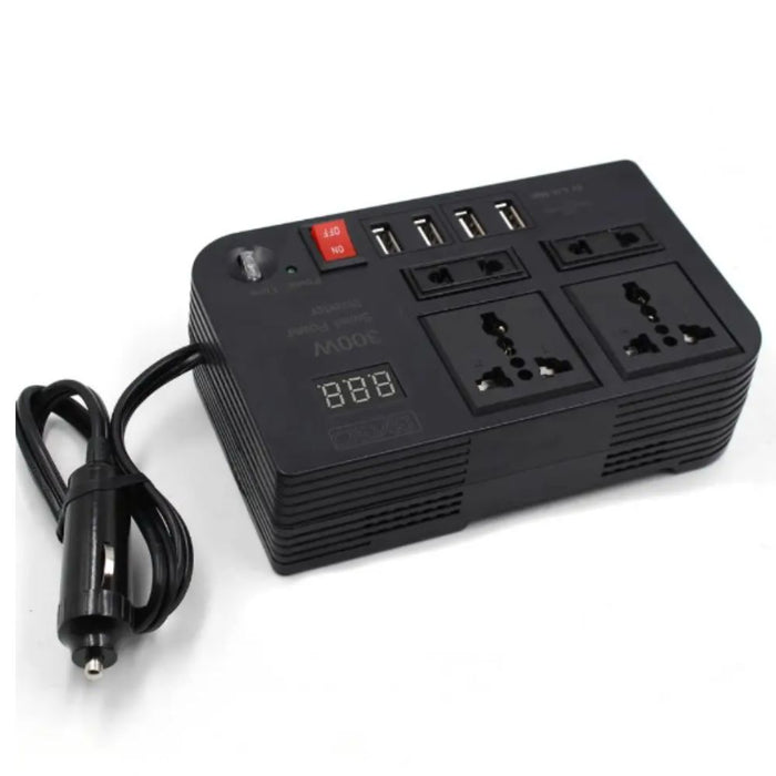 Car Charger Adapter I 4 USB ports (5V sharing 4.1A) I Efficient Charging