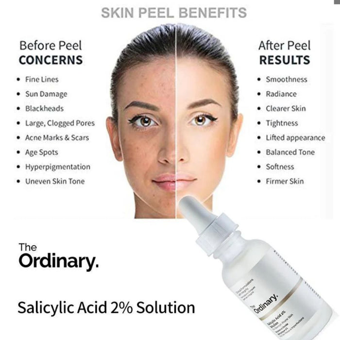 Salicylic Acid 2% Solution 50 ml I Fast-absorbing solution I Dermatologist Approved