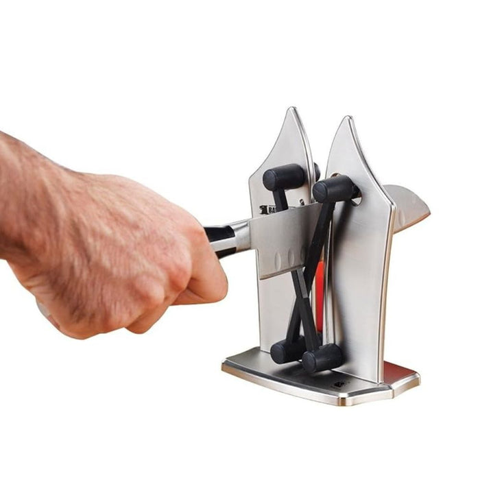 Edge Knife Sharpener I Sharpens, Hones, & Polishes Serrated I sharpener slot