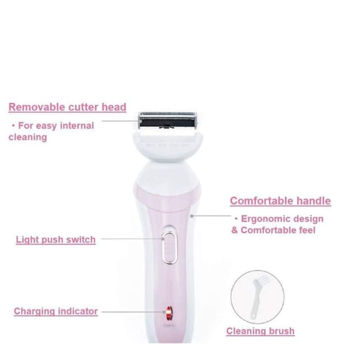 Electric Women Shaver I Body Hair Removal for Legs, Underarms, Armpit, Face I detachable heads