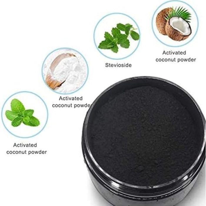 Charcoal Powder for Teeth Whitening I 100% activated charcoal I Achieve a dazzling smile with our Charcoal Powder