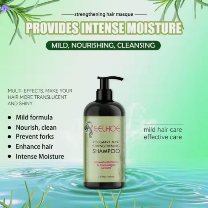 Mint Shampoo I Removes impurities, excess oil I reducing breakage and promoting healthy hair growth