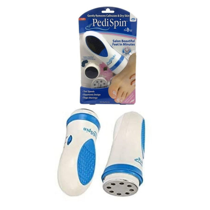 Pedi Foot Care I automatic callus remover I stainless steel micro files powerfully peel away calluses