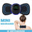 Electric Mini Neck Massager I Portable Gel Pad Stickers Slim