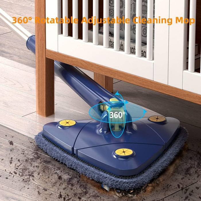 360 Rotating Adjustable Mop I New Triangle Cleaning Mop I strong water absorption