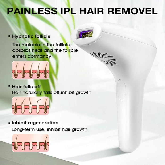 Intense Pulsed Light I Permanent IPL Hair Removal I Designed for face, legs, arms, underarms, bikini lines, and more