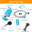 Portable Shower I Foldable Bucket Kit For Travel and Camping I Handheld Rechargeable Shower