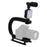 Portable U-Shaped Vlogging Kit I Remote Shutter for Smartphone Vlogging and Filmmaking I LED Video Light Microphone Phone Holder