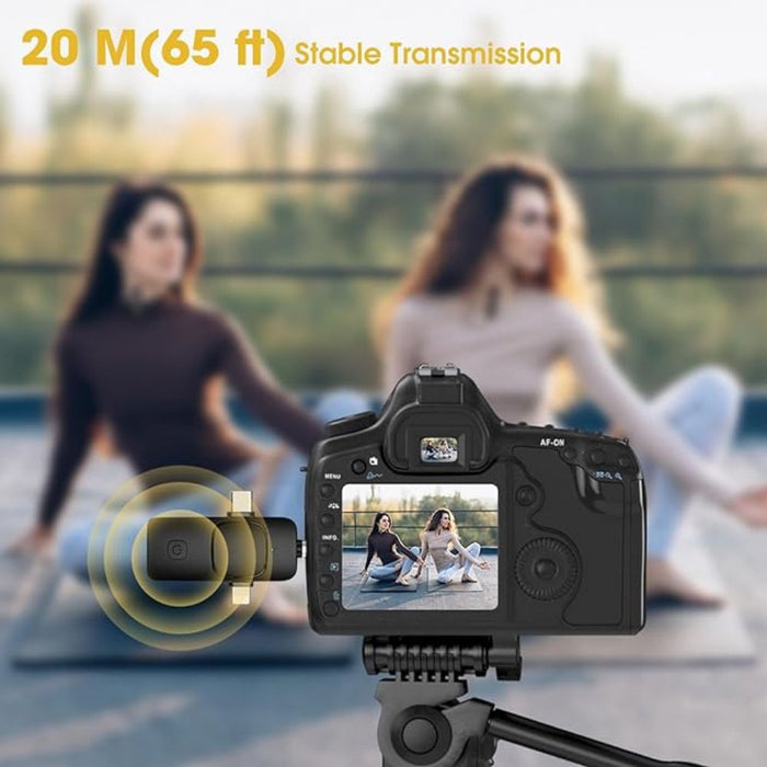 Mini Wireless Streaming Microphone I Video Recording Vlog, YouTube, TikTok I  Lightweight, Wireless, USB