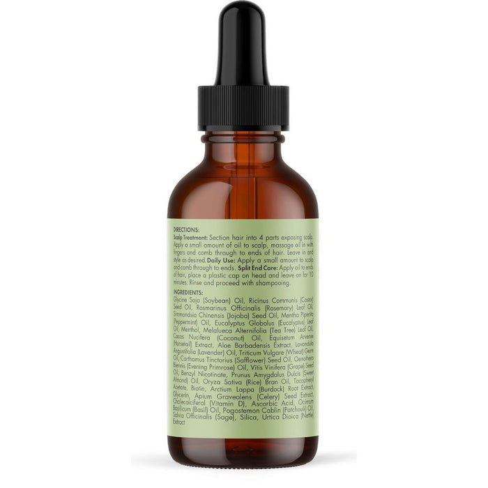 Rosemary Mint Scalp & Hair Strengthening Oil I Encourages Growth