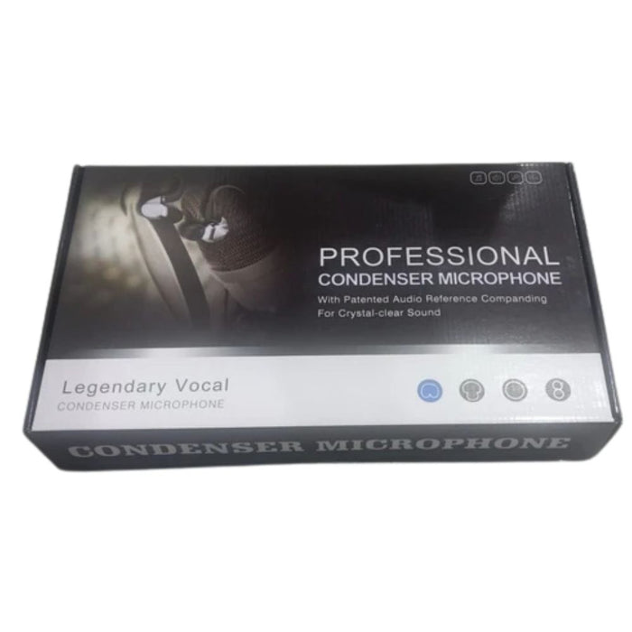 Condenser Microphone Kit with Live Sound Card I Perfect for project , home-studio applications