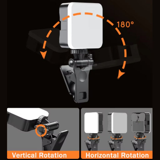 Portable LED Video Light I vibrant light I Lightweight and travel-friendly I Multiple Mounting Options