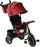 Baby Kids Children Tricycle Ride on 3 Wheels Safe Canopy Bike w/Handle (Red)