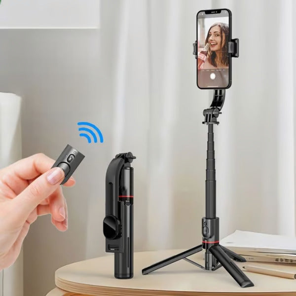 Foldable Selfie Stick Tripod,All-in-1 Phone Tripod Stand with Remote,Portable,Lightweight Tripod for for Selfies/Live/Video Recording/Travel-Black!!